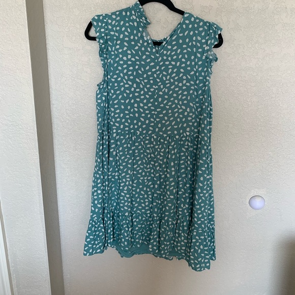 Staccato Blue and White Dot Dress - Picture 2 of 4